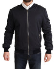 Dolce & Gabbana Elegant Silk Blend Bomber Jacket