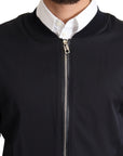 Dolce & Gabbana Elegant Silk Blend Bomber Jacket