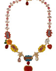 Dolce & Gabbana Chic Fumetti Cartoons Statement Necklace