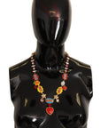 Dolce & Gabbana Chic Fumetti Cartoons Statement Necklace