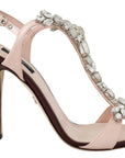 Dolce & Gabbana Crystal-Embellished Stiletto Sandals