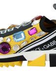 Dolce & Gabbana Embellished Yellow Sorrento Sneakers