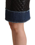 Dolce & Gabbana Sleek High-Waist Leather Mini Skirt