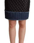 Dolce & Gabbana Sleek High-Waist Leather Mini Skirt