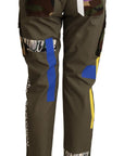 Dolce & Gabbana Chic Multicolor Patched Cargo Pants
