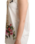 Dolce & Gabbana Chic Canine Floral Sleeveless Tank