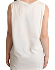 Dolce & Gabbana Chic Canine Floral Sleeveless Tank