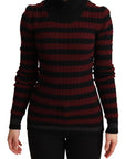Dolce & Gabbana Chic Striped Wool-Cashmere Sweater
