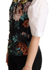 Dolce & Gabbana Exquisite Floral Jacquard Waistcoat
