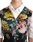 Dolce & Gabbana Exquisite Floral Jacquard Waistcoat