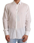 Dolce & Gabbana Elegant Floral Martini Slim Fit Dress Shirt