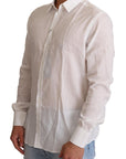 Dolce & Gabbana Elegant Floral Martini Slim Fit Dress Shirt
