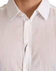 Dolce & Gabbana Elegant Floral Martini Slim Fit Dress Shirt