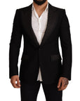 Dolce & Gabbana Elegant Slim Fit Black Blazer Jacket