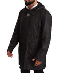 Dolce & Gabbana Elegant Black Hooded Blouson Jacket