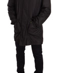 Dolce & Gabbana Elegant Black Hooded Blouson Jacket