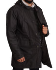 Dolce & Gabbana Elegant Black Hooded Blouson Jacket