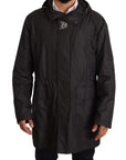 Dolce & Gabbana Elegant Black Hooded Blouson Jacket