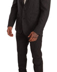 Dolce & Gabbana Elegant Gray Martini Woolen Suit Set