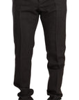 Dolce & Gabbana Elegant Gray Martini Woolen Suit Set