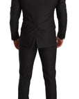 Dolce & Gabbana Elegant Gray Martini Wool Suit