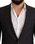 Dolce & Gabbana Elegant Gray Martini Wool Suit