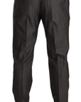 Dolce & Gabbana Elegant Martini Slim-Fit Wool Silk Suit