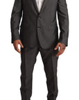 Dolce & Gabbana Elegant Martini Slim-Fit Wool Silk Suit