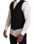 Dolce & Gabbana Elegant Black Formal Dress Vest