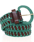 Dolce & Gabbana Enchanting Corset-Style Woven Raffia Belt