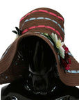 Dolce & Gabbana Elegant Floppy Floral Wide Brim Hat