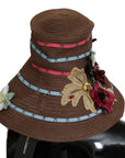 Dolce & Gabbana Elegant Floppy Floral Wide Brim Hat
