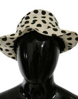 Dolce & Gabbana Chic Black Polka Dot Trilby Hat