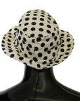 Dolce & Gabbana Chic Black Polka Dot Trilby Hat