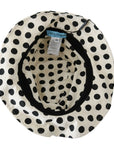 Dolce & Gabbana Chic Black Polka Dot Trilby Hat
