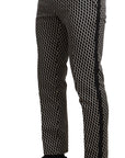 Dolce & Gabbana Elegant Martini Black Check Three-Piece Suit
