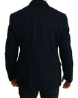 Dolce & Gabbana Elegant Slim Fit Dark Blue Men's Blazer