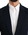 Dolce & Gabbana Elegant Slim Fit Dark Blue Men's Blazer