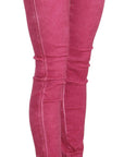 Dolce & Gabbana Chic Pink Mid Waist Skinny Pants
