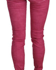 Dolce & Gabbana Chic Pink Mid Waist Skinny Pants