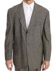 Fendi Elegant Light Brown Wool Men's Suit