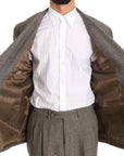 Fendi Elegant Light Brown Wool Men's Suit