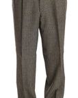 Fendi Elegant Light Brown Wool Men's Suit