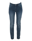 Maison Espin Chic Skinny Blue Sweat Pants