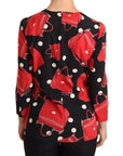 Dolce & Gabbana Elegant Sicily Bag Print Blouse
