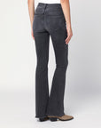 Mother Mother The Weekender cropped jeans in grey