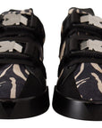 Dolce & Gabbana Zebra Suede Low Top Fashion Sneakers