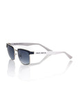 Frankie Morello Black Metallic Men Sunglass