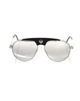 Frankie Morello Multicolor Metallic Men Sunglass