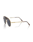 Frankie Morello Brown Metallic Sunglass for Men